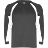 Custom Youth B-Core Hook Long Sleeve T-Shirt Graphite/ White