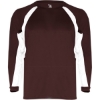 Custom Youth B-Core Hook Long Sleeve T-Shirt Maroon/ White