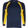 Custom Youth B-Core Hook Long Sleeve T-Shirt Navy/ Gold