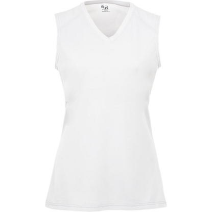 Custom Girls B-Core Sleeveless T-Shirt White
