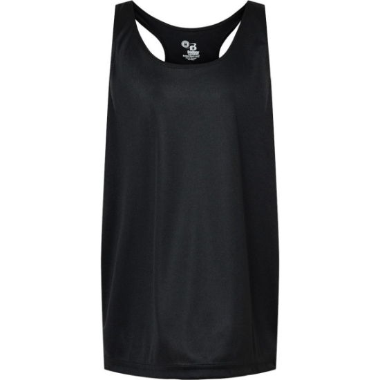 Custom Girls’ B-Core Racerback Tank Top Black