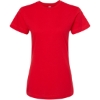 Custom Womens Fine Jersey Classic Fit T-Shirt Red
