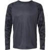 Custom Unisex Cayman Performance Camo Colorblocked Long Sleeve T-Shirt Graphite