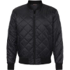 Custom Mens HeatLast™ Quilted Packable Bomber Black