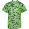 Custom Youth Digital Camo T-Shirt Lime Digital
