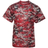 Custom Youth Digital Camo T-Shirt Red Digital