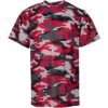 Custom Youth Camo T-Shirt Red