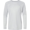 Custom Youth Long Islander Performance Long Sleeve T-Shirt Aluminum