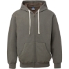 Custom Unisex Vintage Fleece Full-Zip Hooded Sweatshirt Vintage Granite