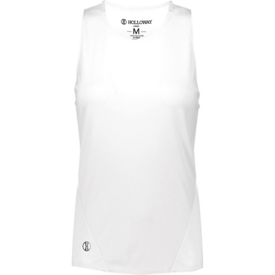 Custom Womens PR Max Track Racerback Jersey White