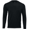 Custom Youth Bahama Performance Hooded Long Sleeve T-Shirt Black