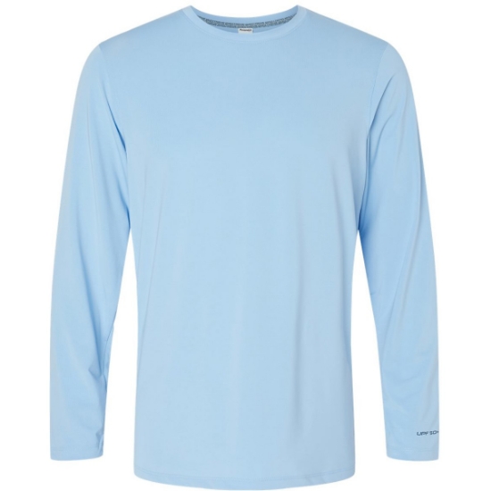 Custom Unisex Aruba Extreme Performance Long Sleeve T-Shirt Blue Mist
