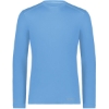 Custom Unisex Essential Long Sleeve T-Shirt Powered By Coolcore Columbia Blue