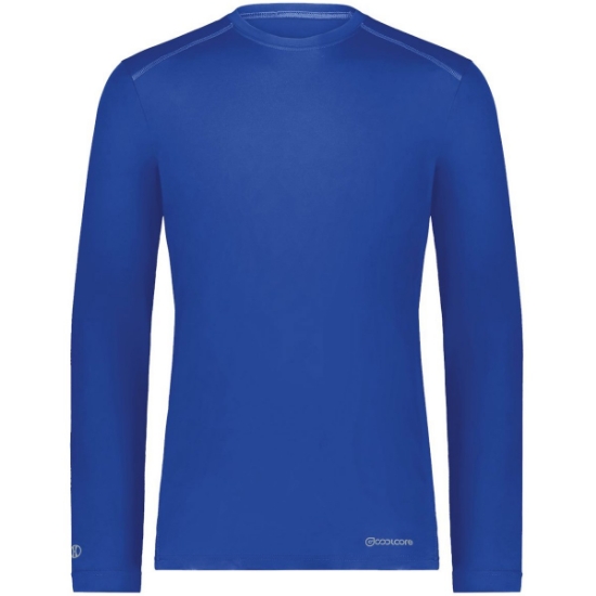 Custom Unisex Essential Long Sleeve T-Shirt Powered By Coolcore Royal