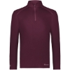 Custom Mens CoolCore® Quarter-Zip Pullover Maroon