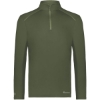 Custom Mens CoolCore® Quarter-Zip Pullover Olive