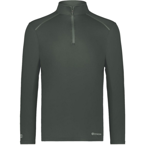 Custom Youth CoolCore® Quarter-Zip Pullover Iron