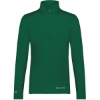 Custom Womens CoolCore® Quarter-Zip Pullover Dark Green
