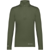 Custom Womens CoolCore® Quarter-Zip Pullover Olive