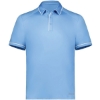 Custom Mens CoolCore® Polo Columbia Blue/ White