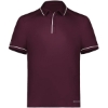 Custom Mens CoolCore® Polo Maroon/ White