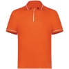 Custom Mens CoolCore® Polo Orange/ White