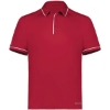 Custom Mens CoolCore® Polo Scarlet/ White