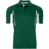Custom Mens Two-Tone Avenger Polo Forest/ White