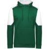Custom Unisex Blue Chip Hooded Sweatshirt Dark Green/ White