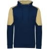 Custom Unisex Blue Chip Hooded Sweatshirt Navy/ Vegas Gold