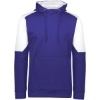 Custom Unisex Blue Chip Hooded Sweatshirt Purple/ White