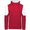 Custom Unisex Blue Chip Hooded Sweatshirt Scarlet/ White