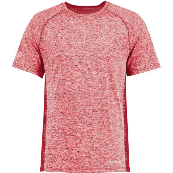 Custom Mens Electrify CoolCore® T-Shirt Scarlet Heather