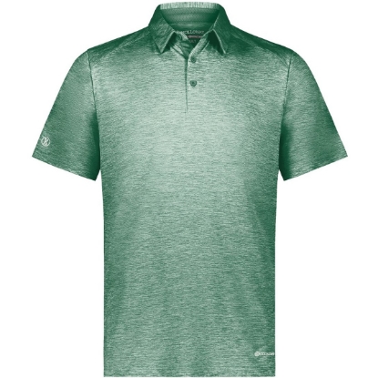 Custom Electrify CoolCore® Mens Polo Dark Green Heather