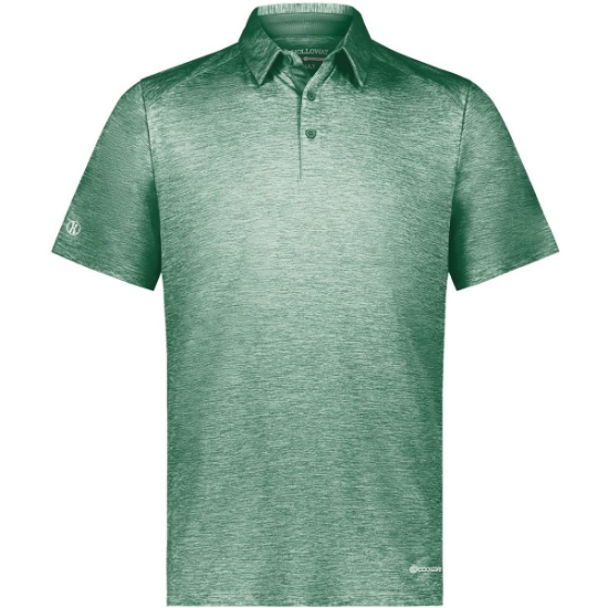 Custom Electrify CoolCore® Mens Polo Dark Green Heather