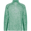 Custom Mens Electrify CoolCore® Quarter-Zip Pullover Kelly Heather