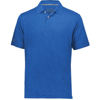 Custom Mens Repreve® Eco Polo Royal Heather