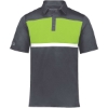 Custom Mens Dry-Excel™ Prism Bold Polo Carbon/ Lime