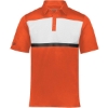 Custom Mens Dry-Excel™ Prism Bold Polo Orange/ White