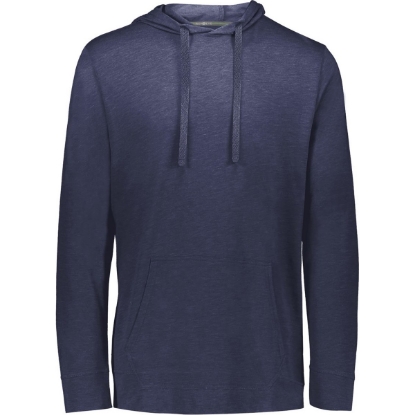 Custom Mens Repreve® Eco Hooded Sweatshirt Navy Heather