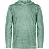 Custom Mens Electrify CoolCore® Hooded Sweatshirt Dark Green Heather