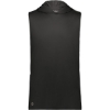 Custom Unisex CoolCore® Sleeveless Hooded T-Shirt Black
