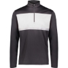 Custom Mens Dry-Excel™ Prism Bold Quarter-Zip Pullover Black/ White