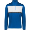 Custom Mens Dry-Excel™ Prism Bold Quarter-Zip Pullover Royal/ White