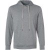 Custom Mens Eco Revive™ Ventura Soft Knit Hooded Sweatshirt Grey Heather