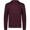 Custom Mens Eco Revive™ Ventura Soft Knit Hooded Sweatshirt Maroon