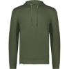 Custom Mens Eco Revive™ Ventura Soft Knit Hooded Sweatshirt Olive