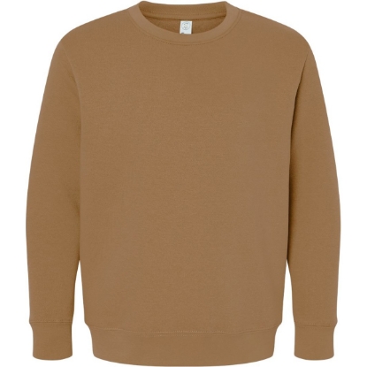 Custom Youth Crewneck Sweatshirt Coyote Brown