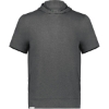 Custom Youth Eco Revive™ Ventura Soft Knit Short Sleeve Hooded Sweatshirt Carbon Heather