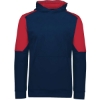 Custom Youth Blue Chip Hooded Sweatshirt Navy/ Scarlet